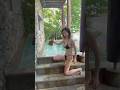 新潟県苗場町の地下水風呂が冷た過ぎてバグった女 #shorts