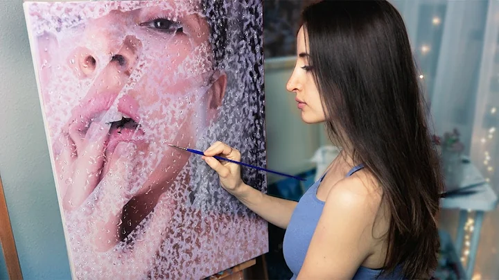I painted a shower portrait | Oil Painting Time La...