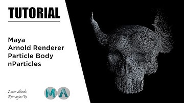 Particle Body Simulation | Maya And Arnold Renderer | Tutorial