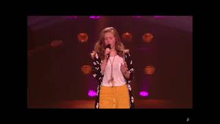 IRIS ~ THE VOICE KIDS OF HOLLAND 2017 ALL BY MYSELF BLIND AUDITION