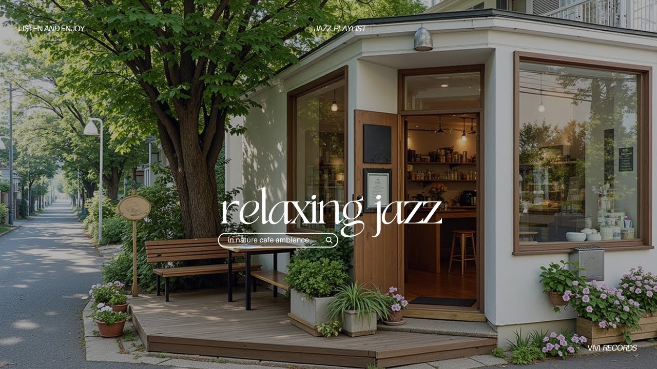 Relaxing Coffee Shop Jazz Corner | Soft Jazz Melodies for Studying, Working & Stress Relief