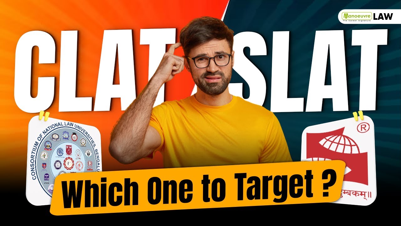 CLAT vs SLAT(Symbiosis)2025: Which Law Entrance Exam To Target? - YouTube