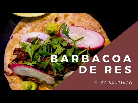Barbacoa de res (tacos de barbacoa)