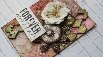 Mixed Media ATC Spring Grunge ~ Heather Thompson