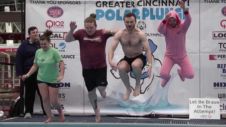 Greater Cincinnati Polar Plunge in Slow Motion 2024