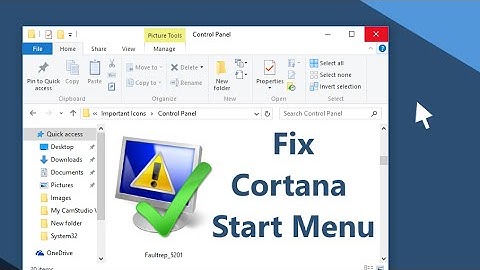 Windows 10  - How to Fix Start Menu and Cortana aren