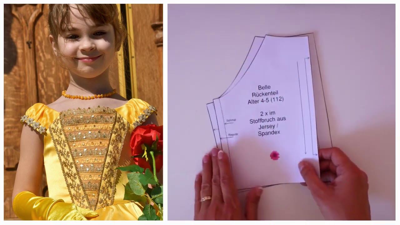 TUTORIAL PDF Sewing Instructions pattern Not Included Walkthrough Beauty  and the Beast Belle Handmade Costume Cosplay Princess Dress - Etsy