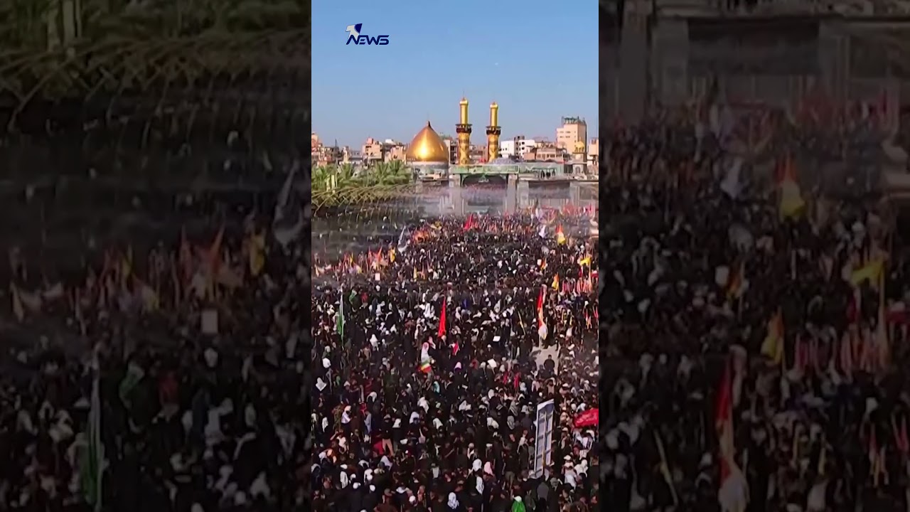 كربلاء تستعد لاستقبال جثمان المرشد الايراني الراحل علي خامنئي وسط حشود كبيرة بين الحرمين