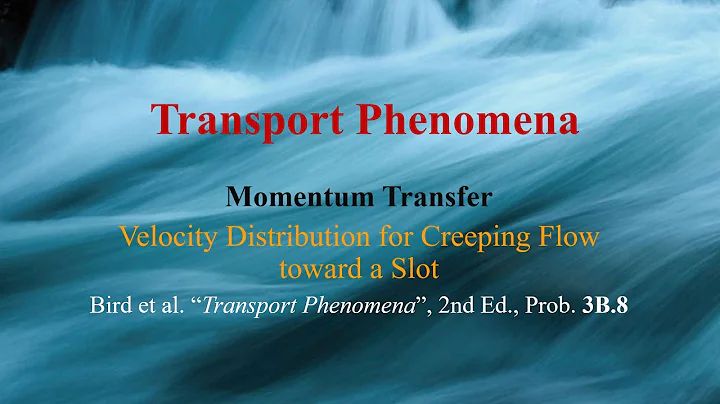 Problem 3B.8 - Velocity distribution for creeping flow toward ... [Transport Phenomena : Momentum]