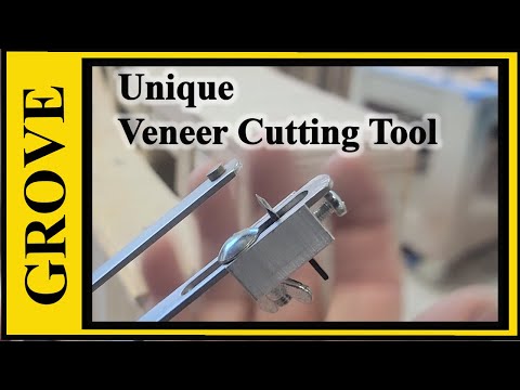 Special Tool for Cutting Wood Veneer Overhang on Curved Surfaces