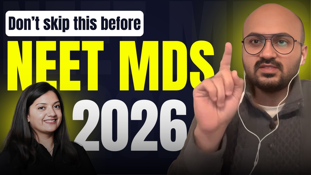 Не пропустите это перед NEET MDS 2026 | Идеальная стратегия для получения 600+ баллов