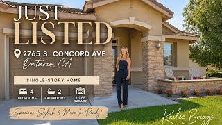 ✨ Just Listed in Ontario, CA ✨Welcome to 2765 S. Concord Ave, Ontario CA