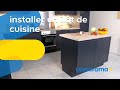 Comment installer un îlot central de cuisine ? (Castorama)