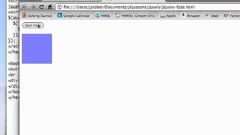 JS 4U 65: Controlling Fade Effects