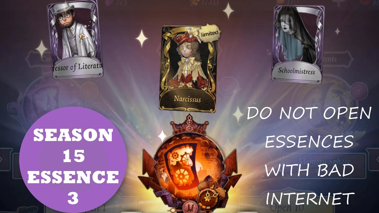 Identity V | Opening Essences feat. My Bad Internet Connection (Season 15 Essence 3)