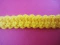 Плоский жемчужный шнур Flat pearl cord Crochet