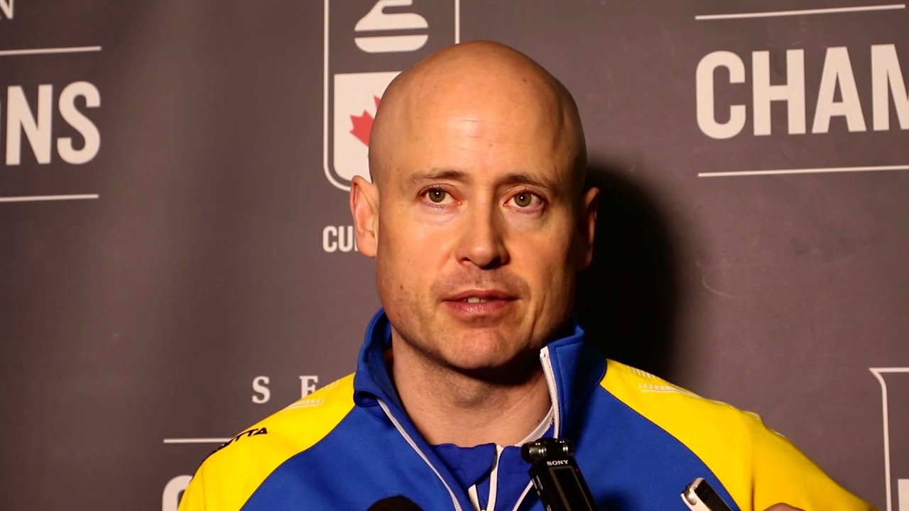 2015 Tim Hortons Brier - Draw 8 Media Scrum canada dry