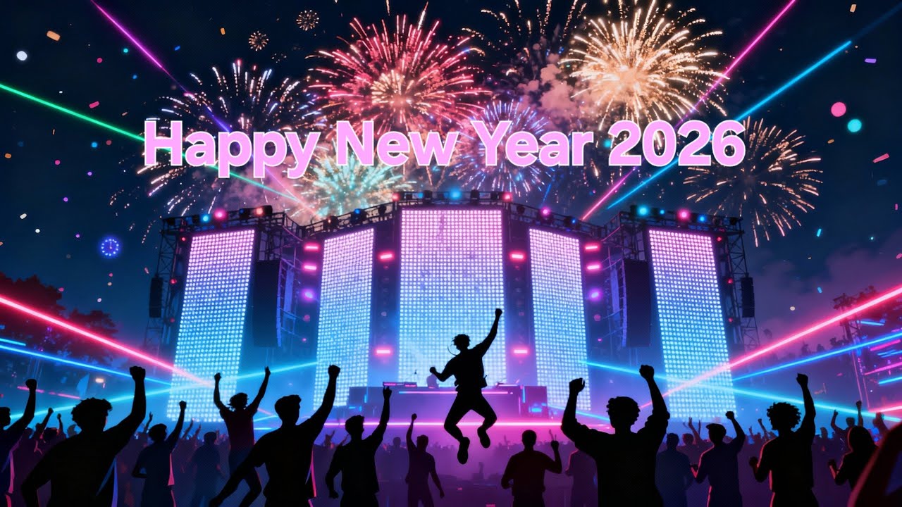 Happy New Year 2026 🎆 | EDM Festival Beat | New Year Party Music