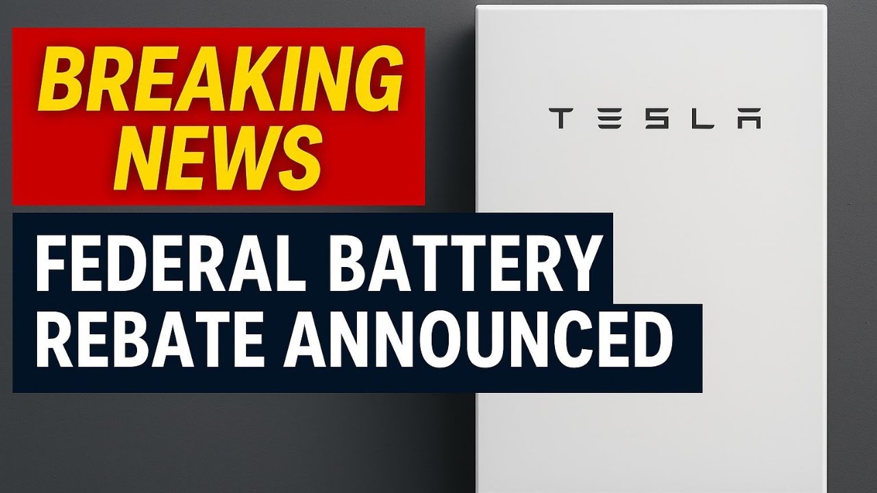 2025 Federal Solar Battery Rebate - What You Need To Know - YouTube
