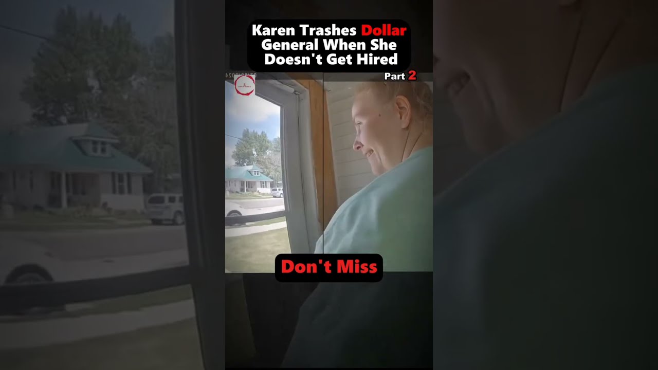 Karen Trashes Dollar General When She Doesn T Get Hired Part 2 Cops Fbiagent Police Shorts