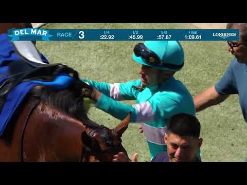 Hughes wins the Best Pal Stakes race 3 at Del Mar 8/8/26