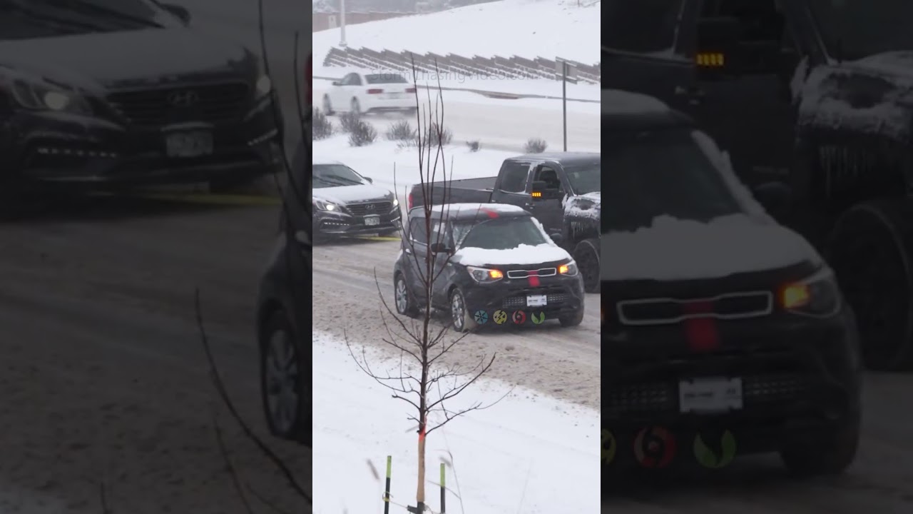 Winter Storm Car Troubles in Colorado this week #shorts