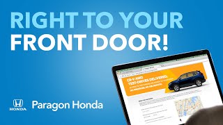 Paragon Honda Pickup and Delivery