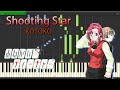 Shooting Star - KOTOKO 『おねがい☆ティーチャー』 OP Full Piano 【Sheet Music/楽譜】