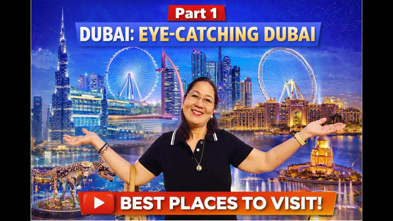 DUBAI VLOG PART 1 🇦🇪 | First Time in Dubai! Burj Khalifa, Dubai Eye & More!