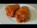 Перец, фаршированный булгуром с овощами.