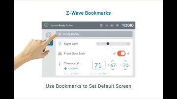 35. 2GIG GC3: How to Create Bookmarks
