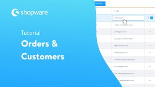 [EN] Shopware 6 User Onboarding - Orders and Customers (2/8)
