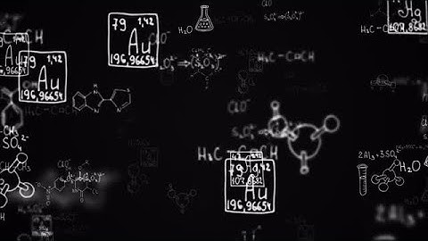 Different Chemistry Symbols Stock Motion Graphics