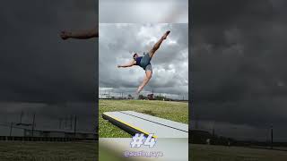 Slow motion Tricks on the AirTrack #shorts