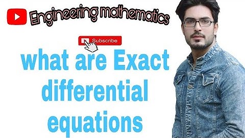 What are Exact Differential Equations actually | Ordinary Differential Equations |