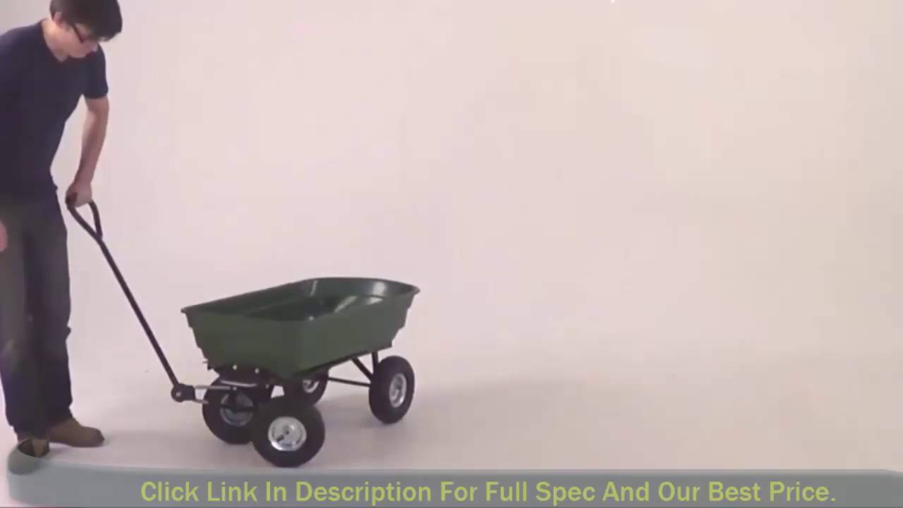 Garden Cart with Tipping Trailer - Garden Trolley Sack Truck
