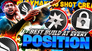 the NEW MOST OVERPOWERED BUILD at EVERY POSITION AFTER PATCH 10 in NBA 2K21