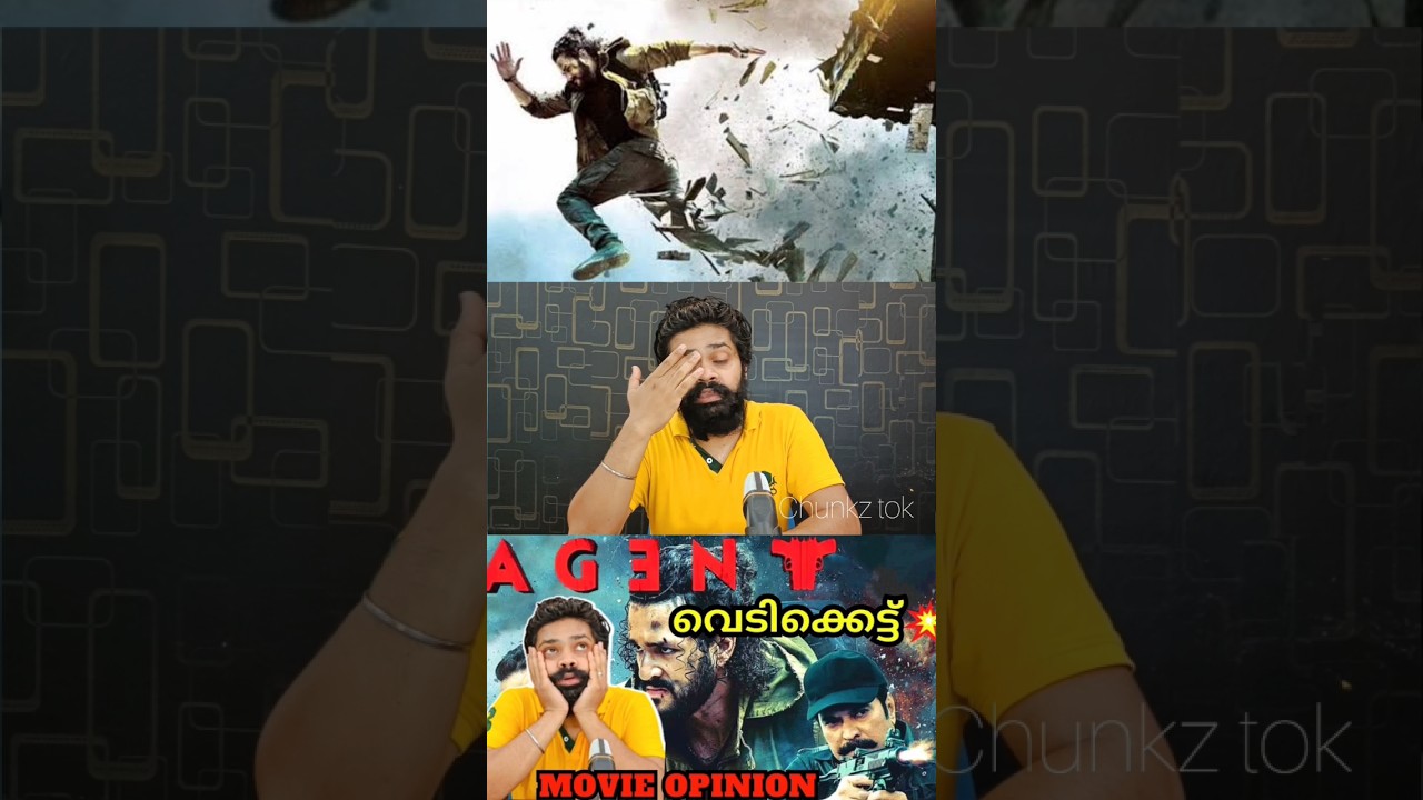 AGENT Review | Malayalam | Akhil Akkineni | Mammootty | AGENT Opinion Watch Full Video @chunkztok