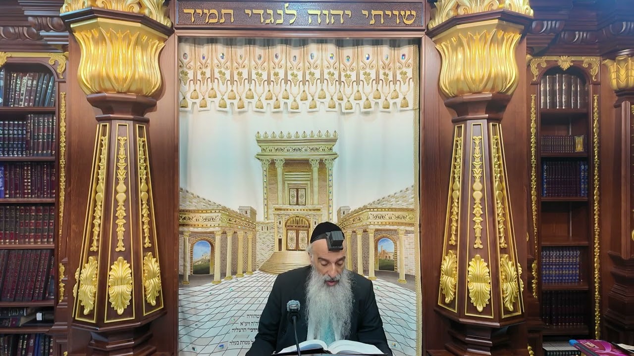 הרב מאיר דוד שמואלי - הלכות דברים הנוהגים בסעודה • הפסק בסעודה סימן קע"ח