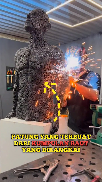 Kumpulan Baut bekas ditangan seorang Seniman #shorts #short #seniman