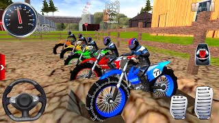 Motor Dirt Bike Racing Simulator 2024 - Off-Road Bike Stunt Driving 3D #1 - Android / IOS Gameplay screenshot 1