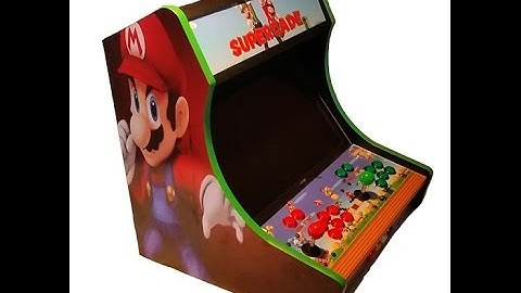 Custom Bartop Arcade Mario Theme with EmulationStation