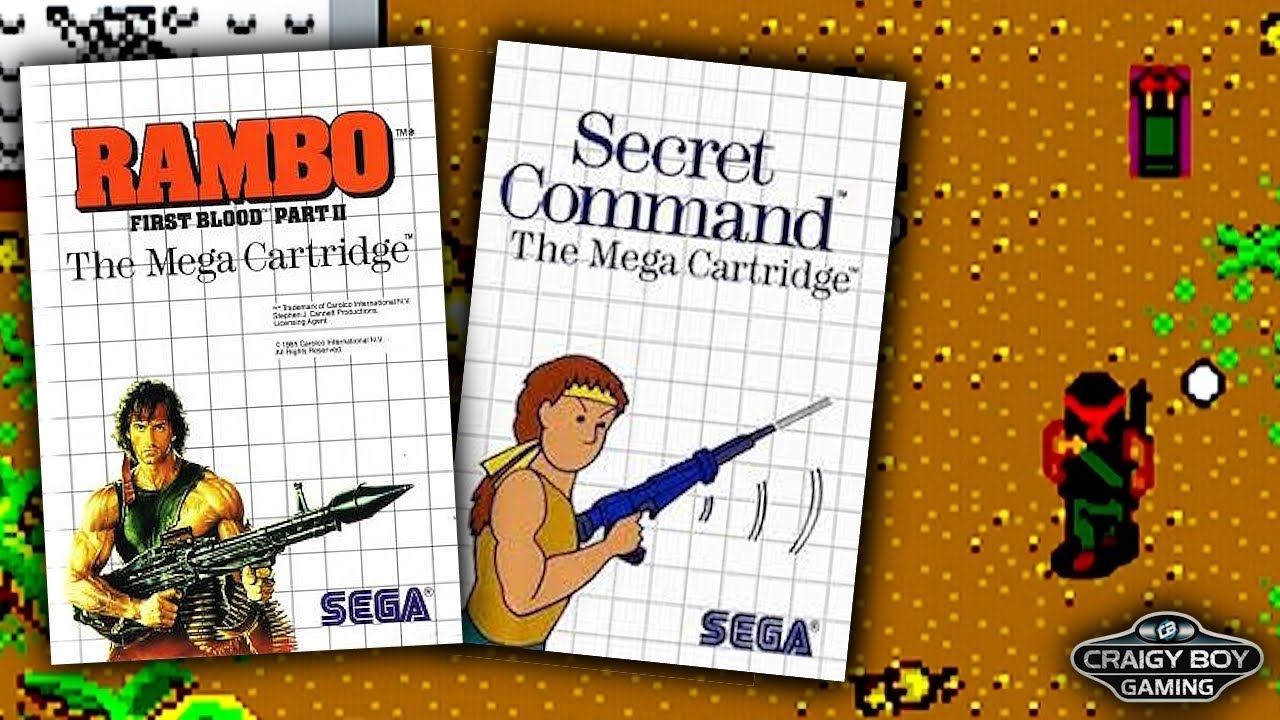 Rambo / Secret Command (SEGA Master System) - Punishing 8-Bit Action ...