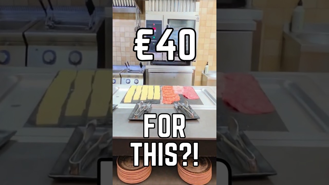 Would YOU Pay €40 for This Airport Food?! Worth It?