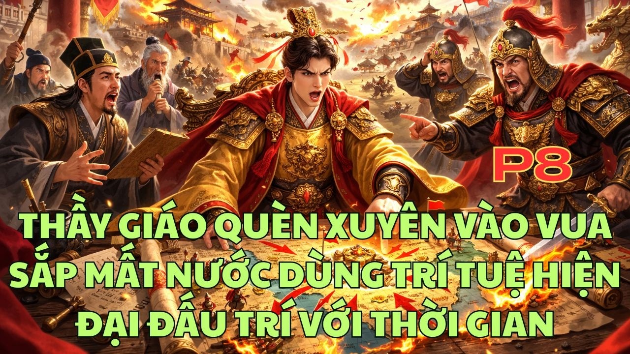 THẦY GIÁO QUÈN XUYÊN VÀO VUA SẮP MẤT NƯỚC, DÙNG TRÍ TUỆ HIỆN ĐẠI ĐẤU TRÍ VỚI THỜI GIAN 8
