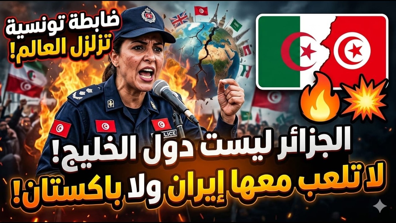 ضابطة تونسية تخرج عن السيطرة وتزلزل : 
