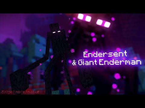 Endersent & Giant Enderman Test - Minecraft Animation