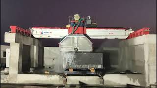 14 Blade Hydraulic Multi Cutter | High Speed Granite Block Cutting Machine | Huangjin #installation
