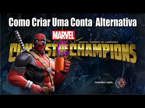 Como criar uma conta alternativa - Marvel Contest of Champions - Torneio de Campeões