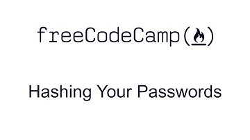 Hashing Your Passwords - Advanced Node and Express - Quality Assurance Certification - FreeCodeCamp